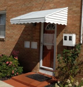 Commercial & Residential Stepdown Awnings | Ballew's Aluminum Products