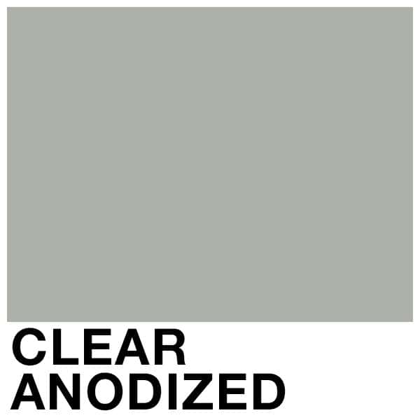 clear anodized